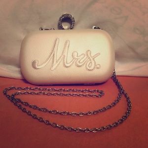 “Mrs” Wedding Clutch